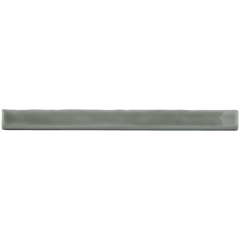 Kaleidoscope Handmade Ceramic Tile Bullnose 1x12 - Stone