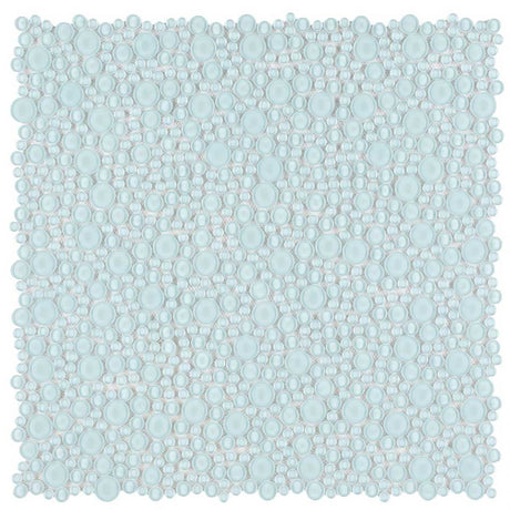 Pool rated turquoise mosaic tile for spa and bathroom walls