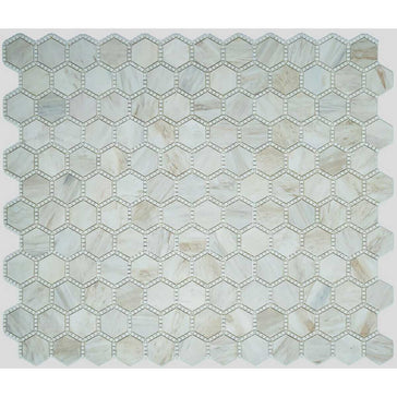 Natural stone hexagon backsplash tile for kitchen design