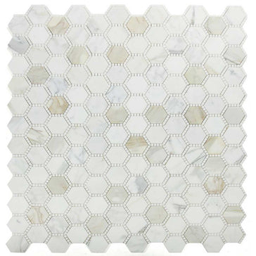 Luxury marble hexagon backsplash tile for kitchen installation