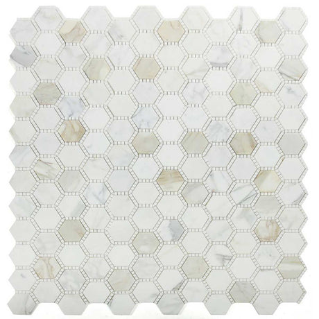 Luxury marble hexagon backsplash tile for kitchen installation