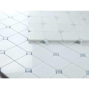 Crystal Ocean marble mosaic tile for fireplace surrounds