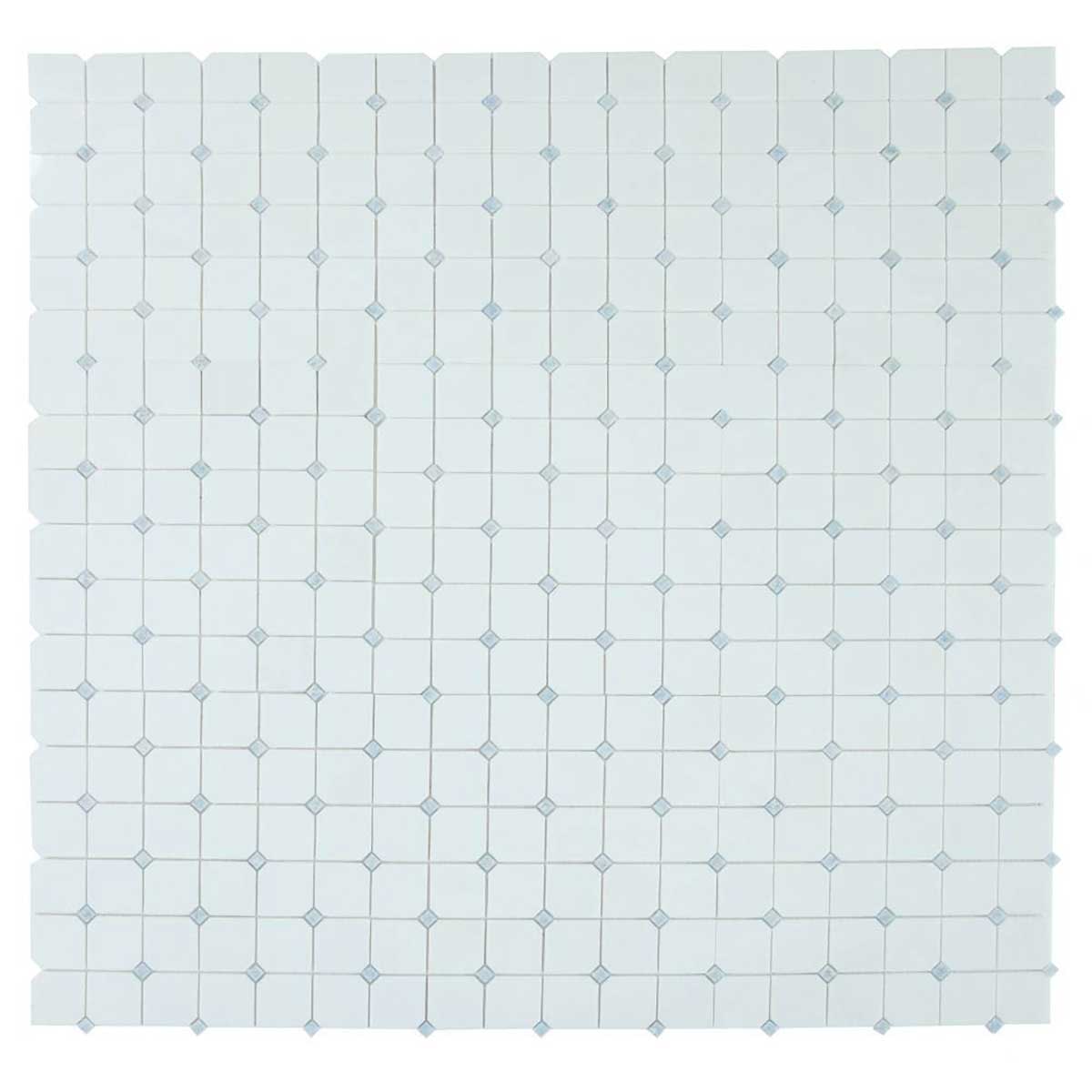 Modern clipped marble tile for residential interior applications