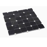 Blue gray marble mosaic tile for bathroom walls and backsplashes