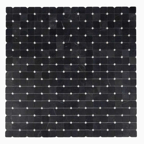 Honed marble mosaic tile for modern bathroom shower walls