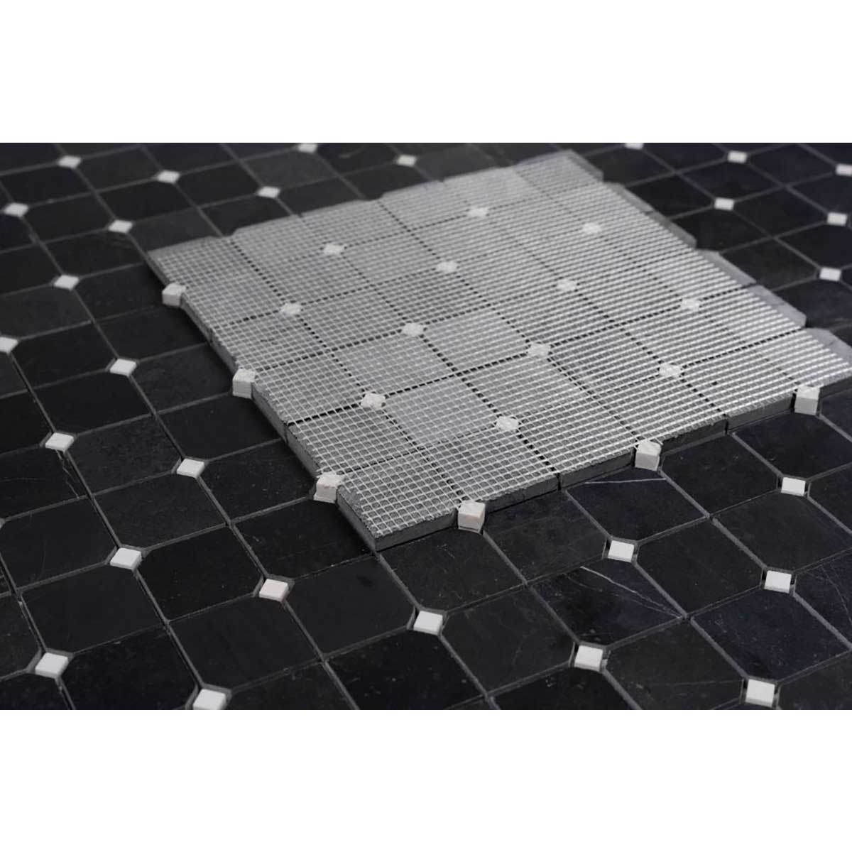 Decorative blue gray marble tile for fireplace surrounds