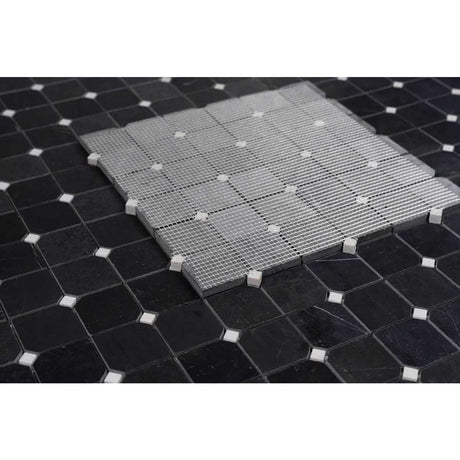 Decorative blue gray marble tile for fireplace surrounds