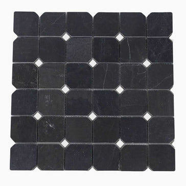 Bluestone marble mosaic tile for luxury shower floors