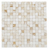Ivory marble mosaic tile for bathroom walls and backsplashes