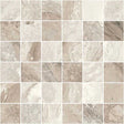 Beige matte porcelain mosaic tile 12x12 sheet