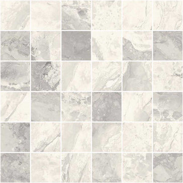 Pearl 2x2 matte porcelain mosaic tile 12x12 sheet