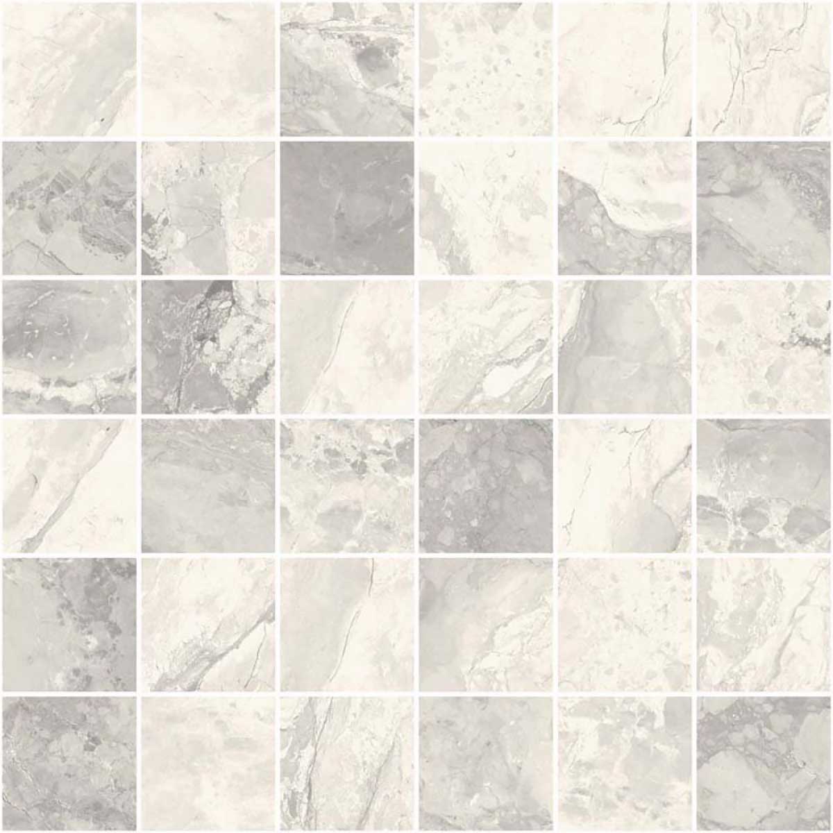 Pearl 2x2 matte porcelain mosaic tile 12x12 sheet