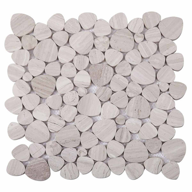Mosaics Haisa Marble Pebble look - Grey