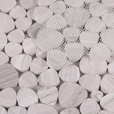 Mosaics Haisa Marble Pebble look - Grey