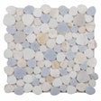 Marble Pebbles Mosaics Heart Shape - Marina