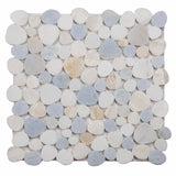Marble Pebbles Mosaics Heart Shape - Marina