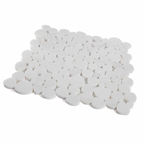 Mosaics Marble Pebbles Heart Shape - Dolomite Honed