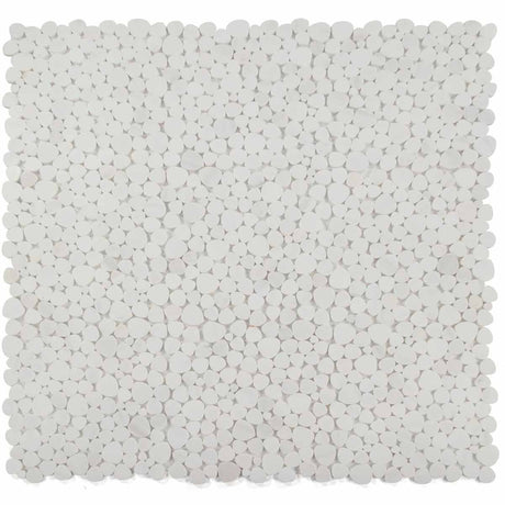 Mosaics Marble Pebbles Heart Shape - Dolomite Honed