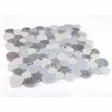 Marble Pebbles Mosaics Heart Shape - Beach Rocks