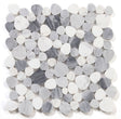Marble Pebbles Mosaics Heart Shape - Calacatta Gray