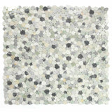 Marble Pebbles Mosaics Heart Shape - Grassland