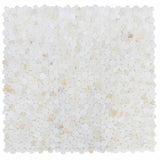 Mosaics Marble Pebbles Heart Shape - Onyx White Gold