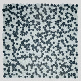 Mosaics Marble Pebbles Heart Shape - Black Panda Honed