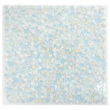 Mosaic Marble and Glass in Pebble look - Sky Blue