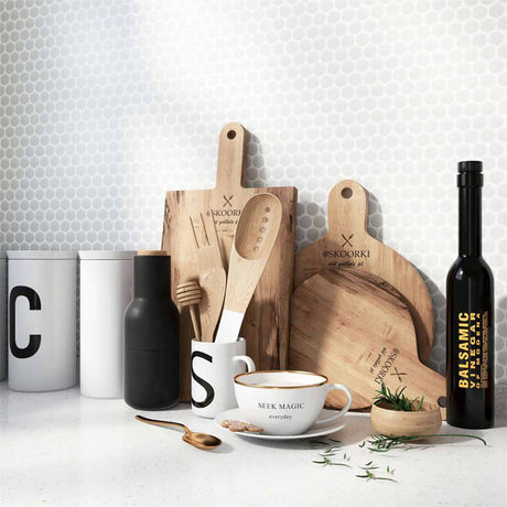 Mosaic Handmade Porcelain Penny Round - Natural Grey Glossy