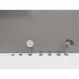 Mosaic Handmade Porcelain Penny Round - Dark Grey Matte