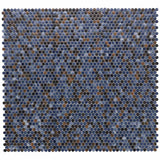 Mosaic Handmade Porcelain Penny Round - Shadow