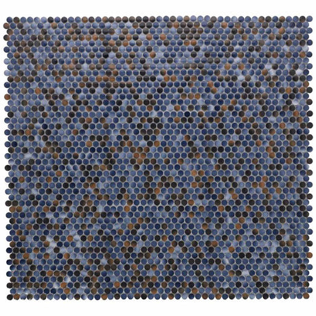 Mosaic Handmade Porcelain Penny Round - Shadow