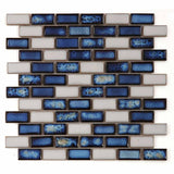 Mosaic Brick Series Handmade Porcelain Tile - Royal Blue