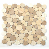 Mosaics Marble Pebble look - Brown