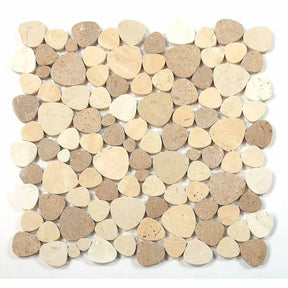 Mosaics Marble Pebble look - Brown
