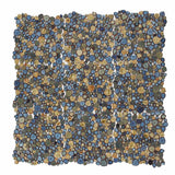 Mosaic Porcelain Tile Mancala Pebble Series - Butterfly