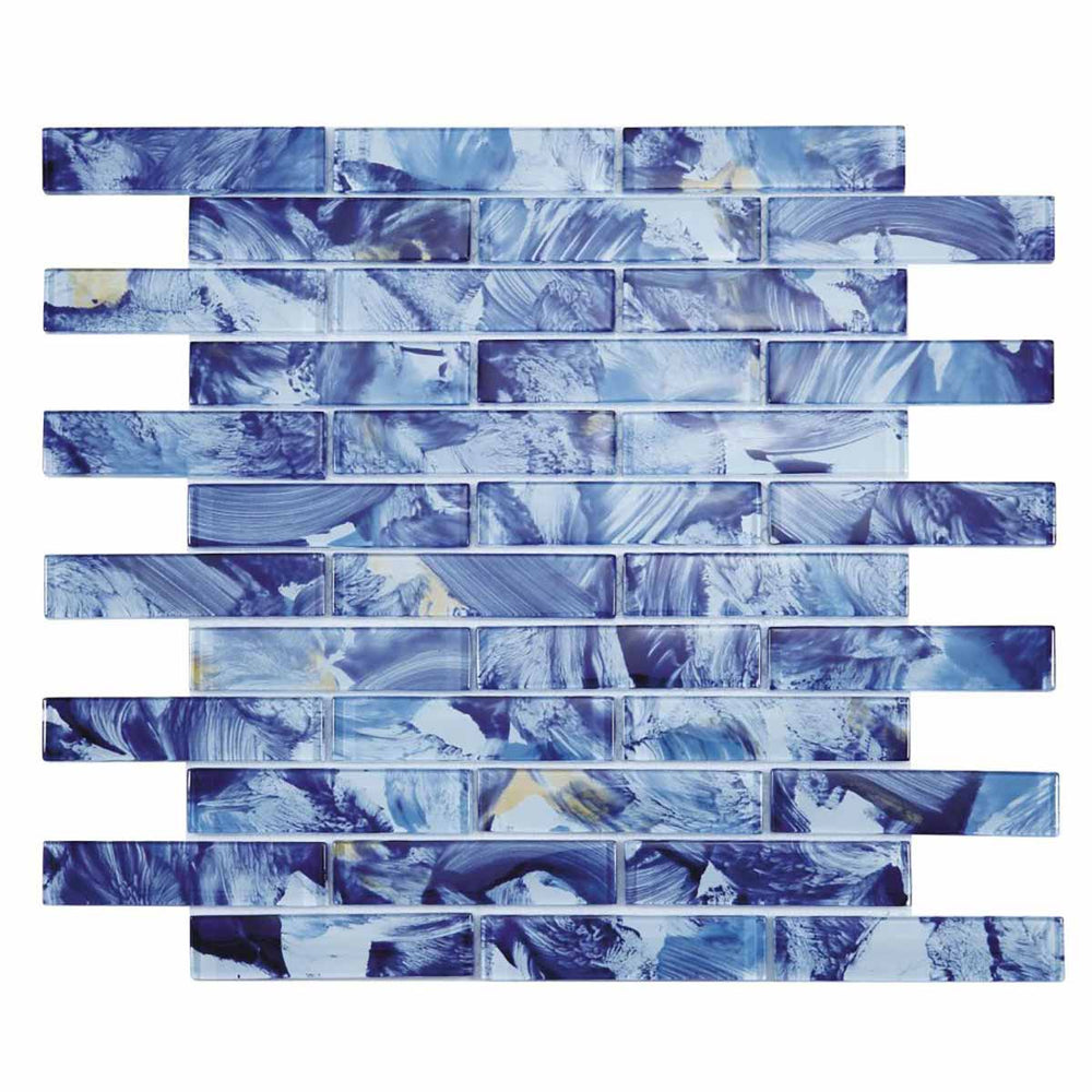 Mosaic Glass Tile Laguna Falls Blue