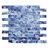 Mosaic Glass Tile Laguna Falls Blue