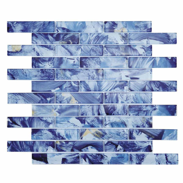 Mosaic Glass Tile Laguna Falls Blue