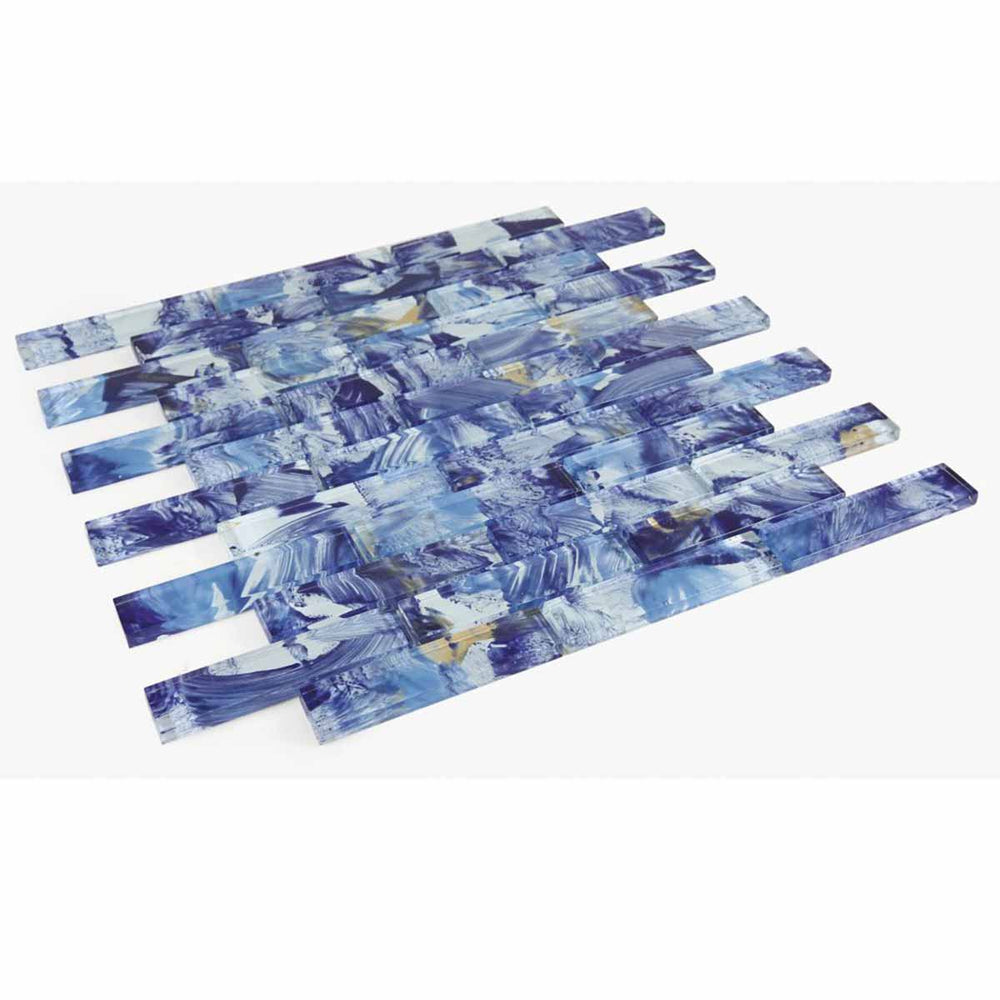 Mosaic Glass Tile Laguna Falls Blue