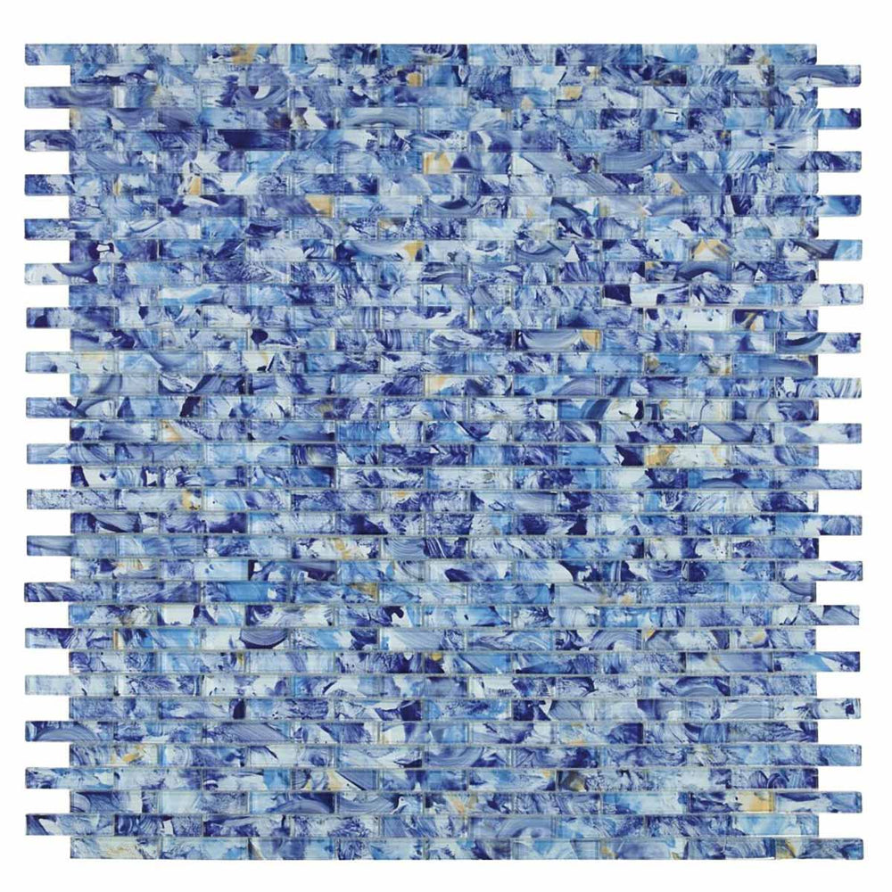 Mosaic Glass Tile Laguna Falls Blue