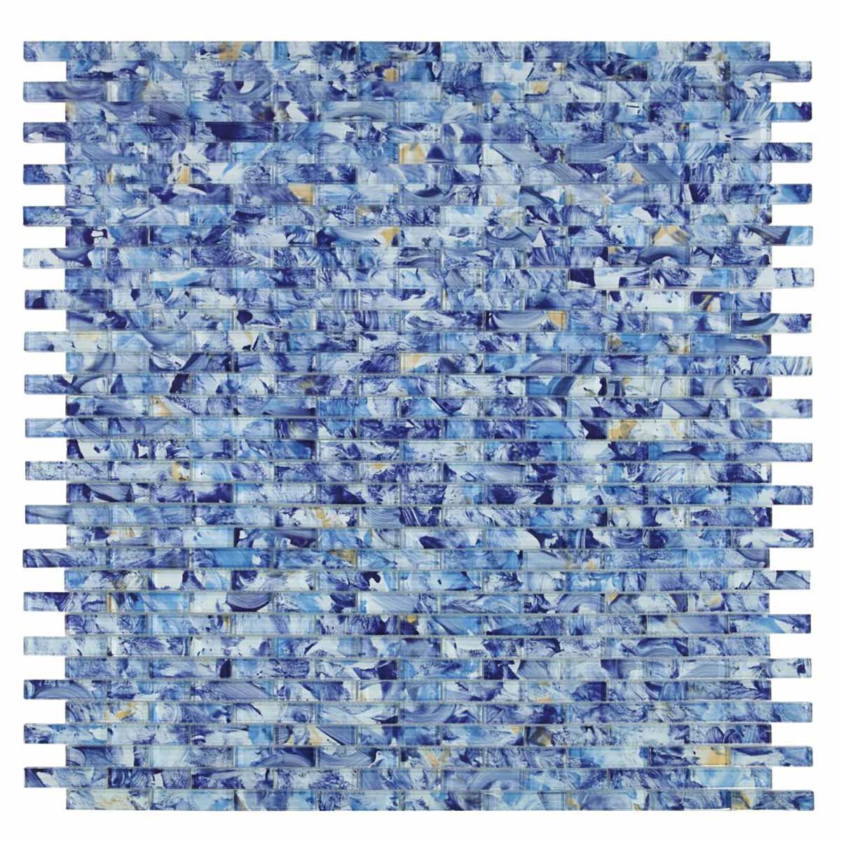 Mosaic Glass Tile Laguna Falls Blue