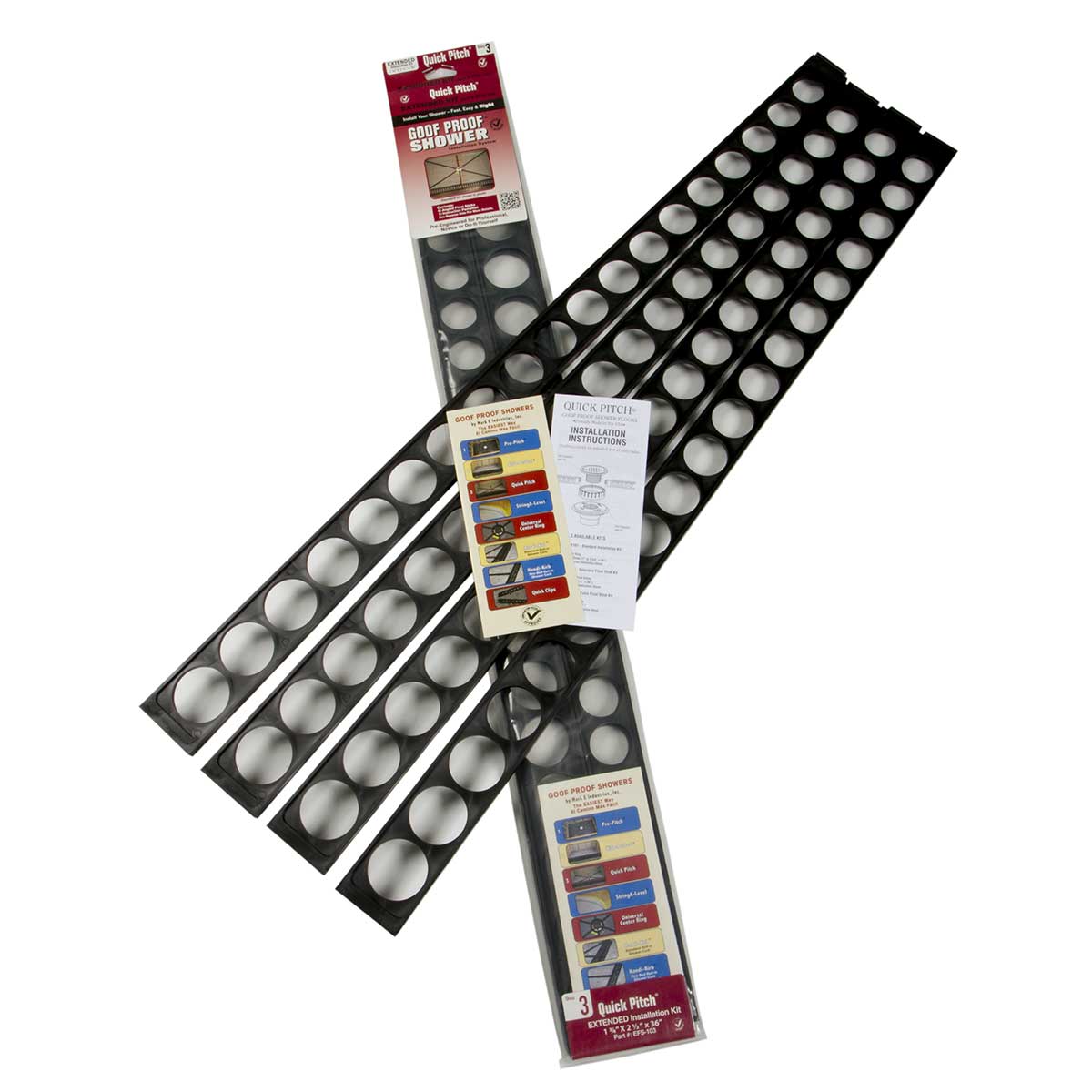 Quick Pitch Shower Slope Extended Kit