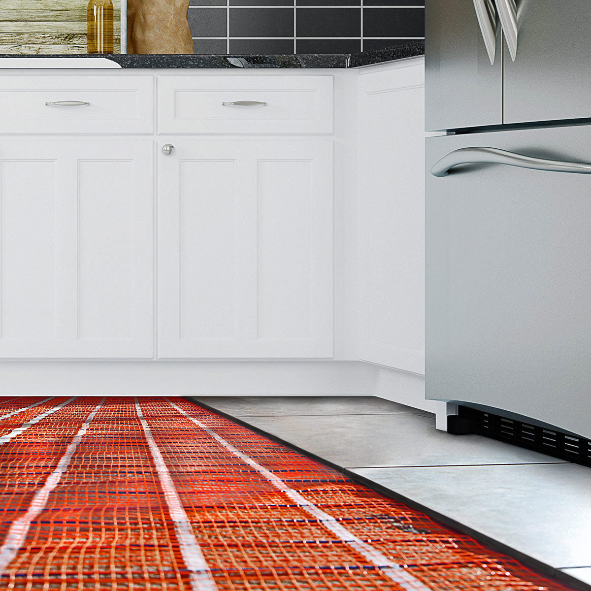 SunTouch Radiant Floor Heating Tape Mat Kit 120 sq ft 2ft Wide 120V-240V
