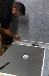 Ready to Tile Shower pan System Floor Wall Kit 36 x 60