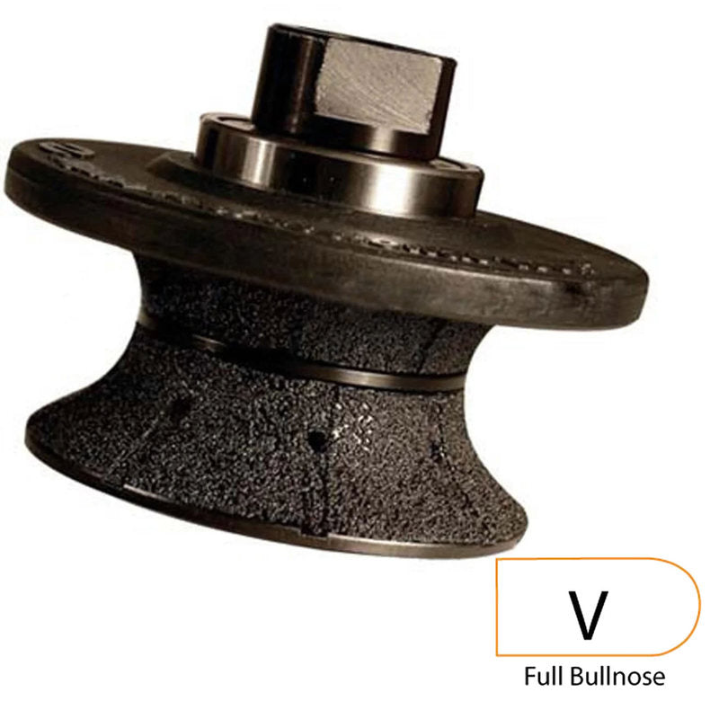 Alpha V-Series Wet Cutting Profiler Full Bullnose 2-38