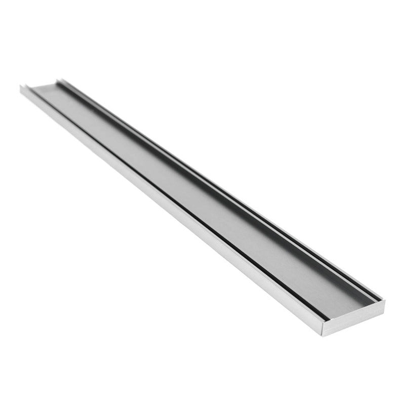 Custom Grates shower drain Tile Insert - Silk Silver CUSTOM