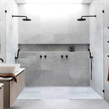 Custom Grates shower drain Tile Insert - Silk Silver CUSTOM