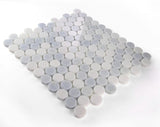 Mosaics Marble Penny Series - Blue White