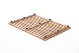 Serene Teak Wood Mat Grade A 25 x 18